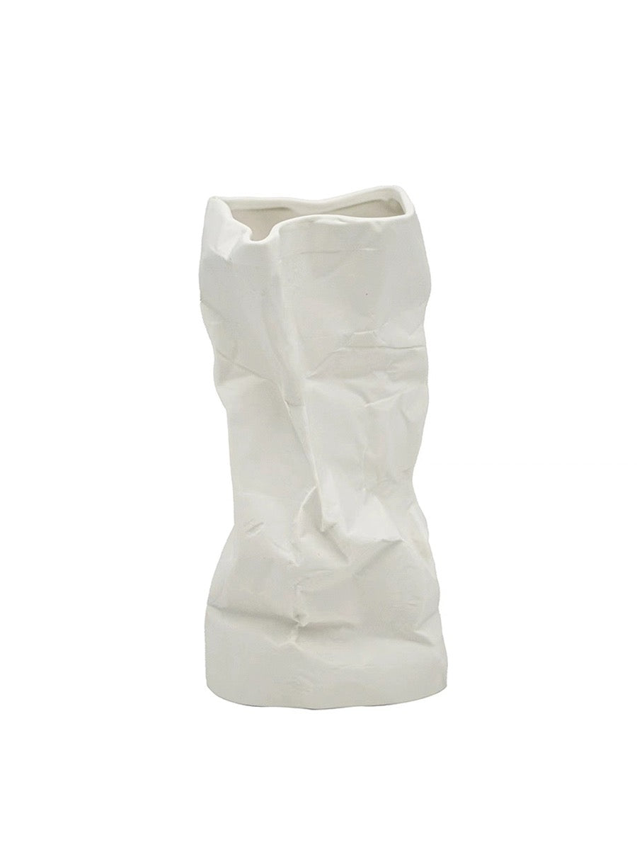 Paper Bag Shaped Vase